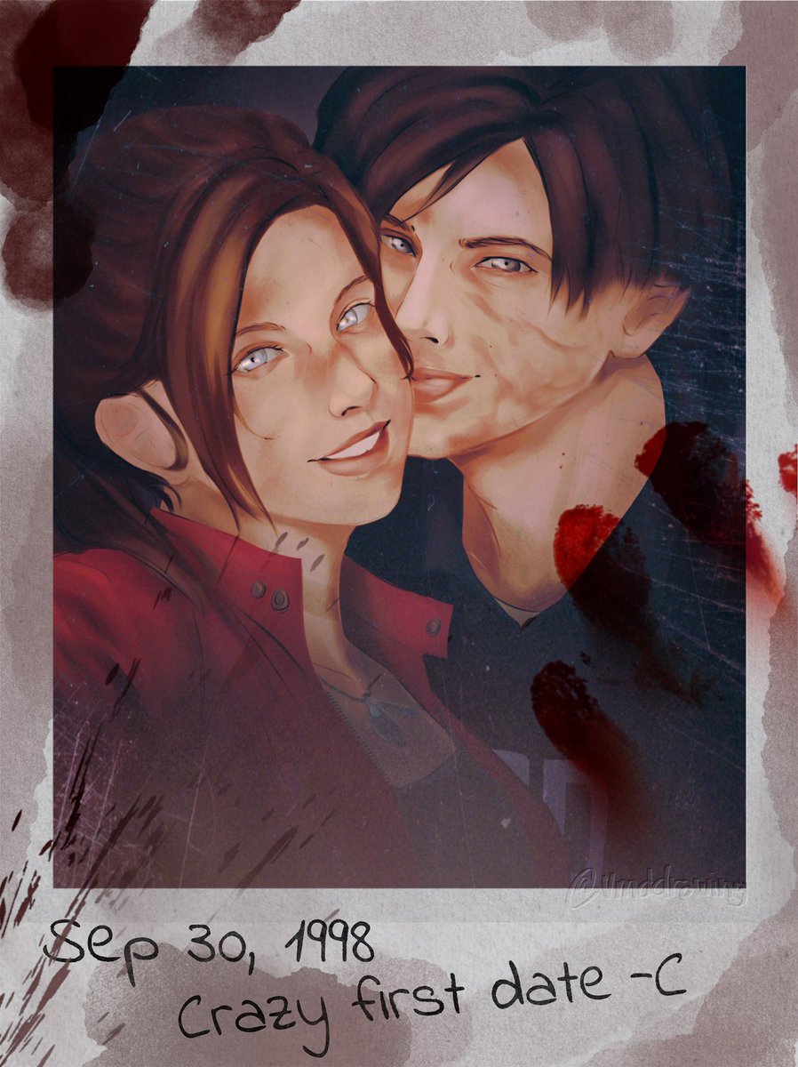 vmddrawing's tweet image. MARRIED. PERIOD 💍 SINCE #Re2 -&amp;gt; #re9