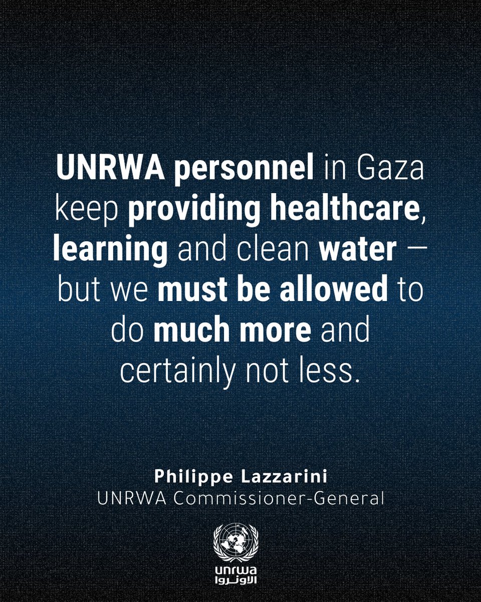 UNRWA tweet media