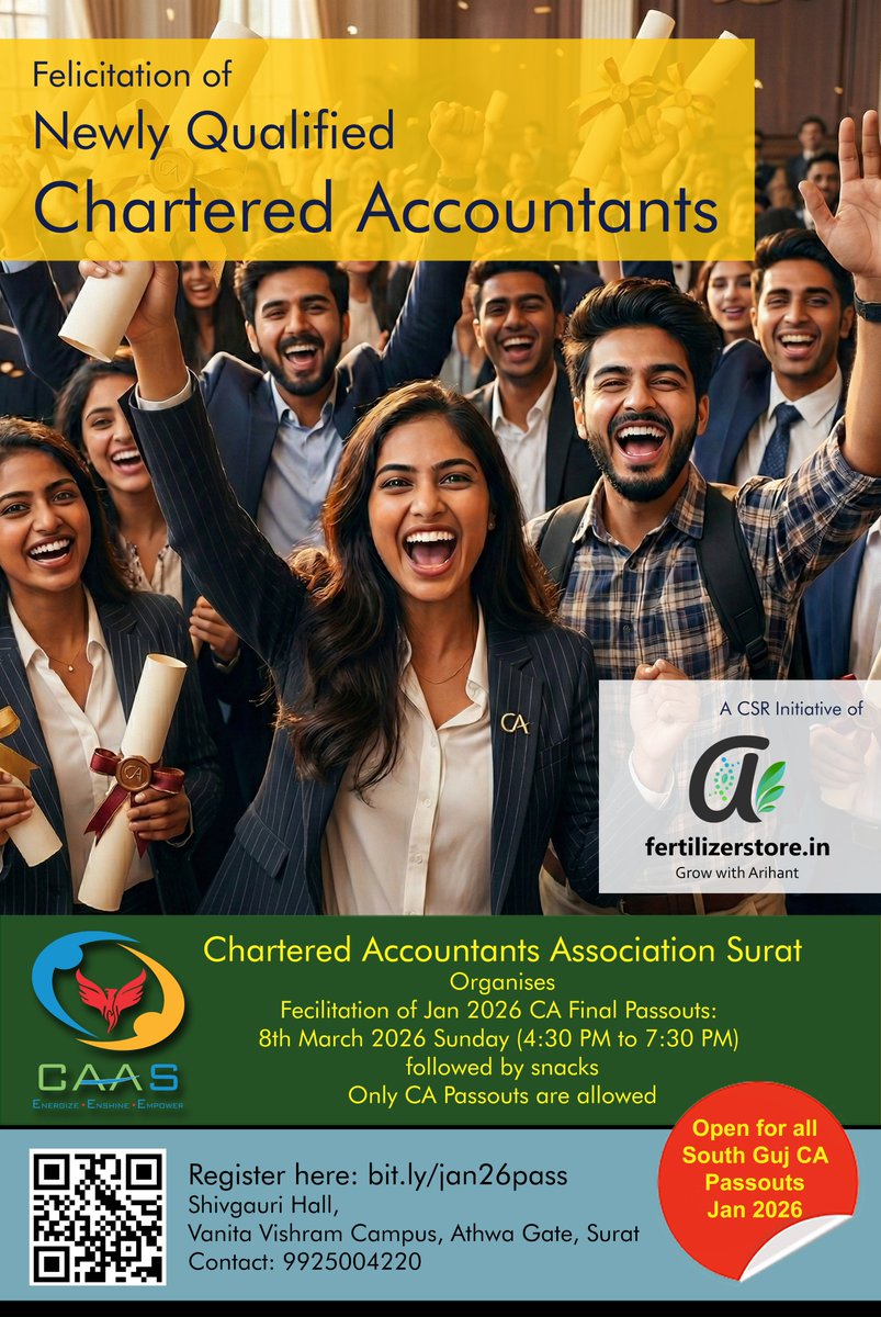 Chartered Accountants Association, Surat tweet media