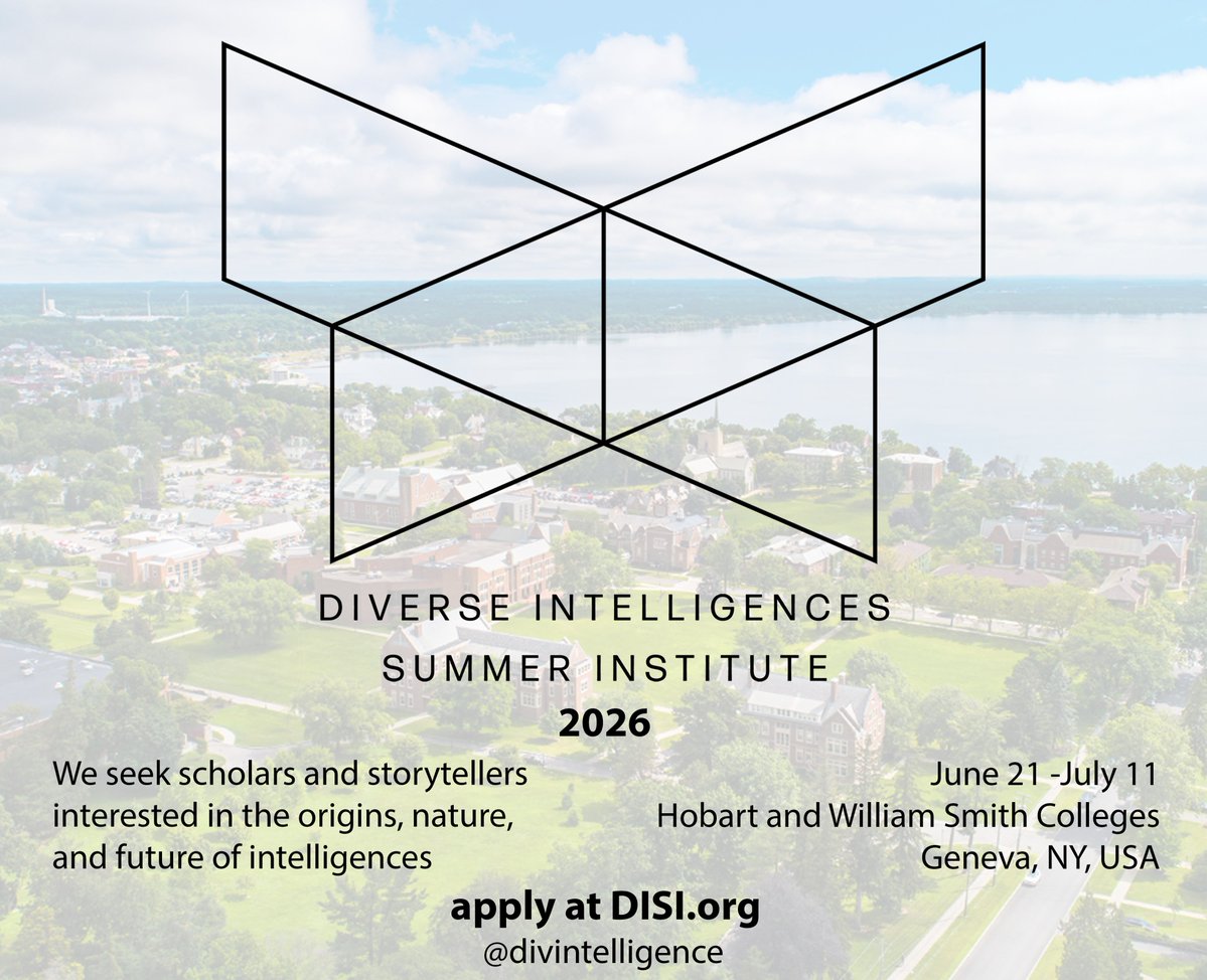 Diverse Intelligences Summer Institute #DISI tweet media