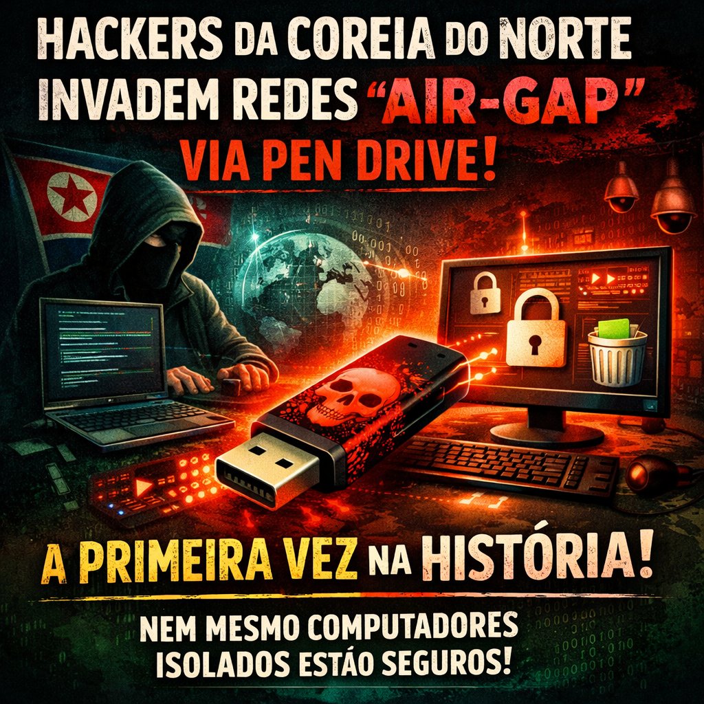 O método é genialmente simples e aterrorizante: o malware **THUMBSBD** transforma um pendrive comum em canal bidirecional secreto entre um PC conectado à internet e um PC completamente isolado.
bleepingcomputer.com/news/security/…