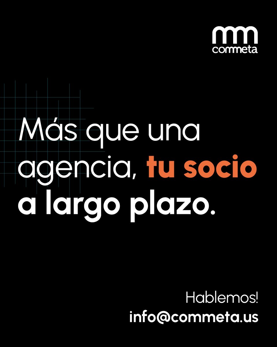commetamarkting's tweet photo. El verdadero crecimiento no se logra con tácticas aisladas, sino con un equipo que entiende tu visión. 🤝 Funcionamos como una extensión de tu empresa para construir estrategias sólidas y resultados que perduran en el tiempo. https://t.co/fadG3VO4Sw
