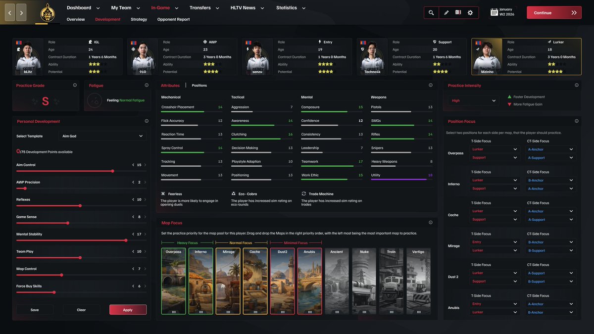 Rush B: Esports Manager | Wishlist now 🔥 tweet media