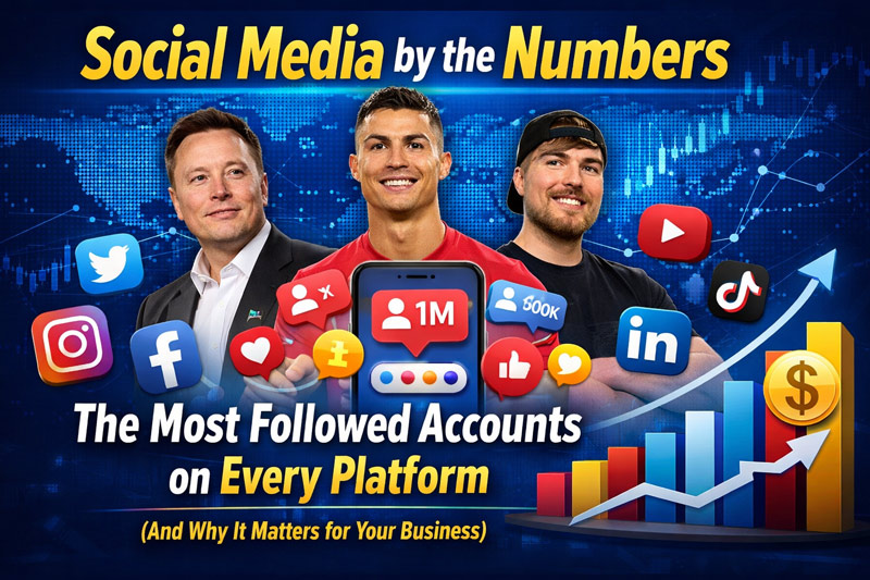 AdvanceCalgary's tweet photo. Social Media by the Numbers: The Most Followed Accounts on Every Platform (And Why It Matters for Your Business) - https://t.co/WtBUzDKqnq https://t.co/wki3b0ejMb
