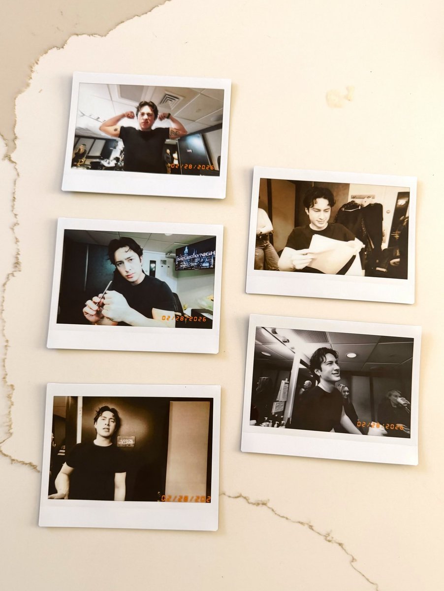 New photos of Hudson Williams backstage at SNL🫰🏼  (by.aikaflores via Instagram)