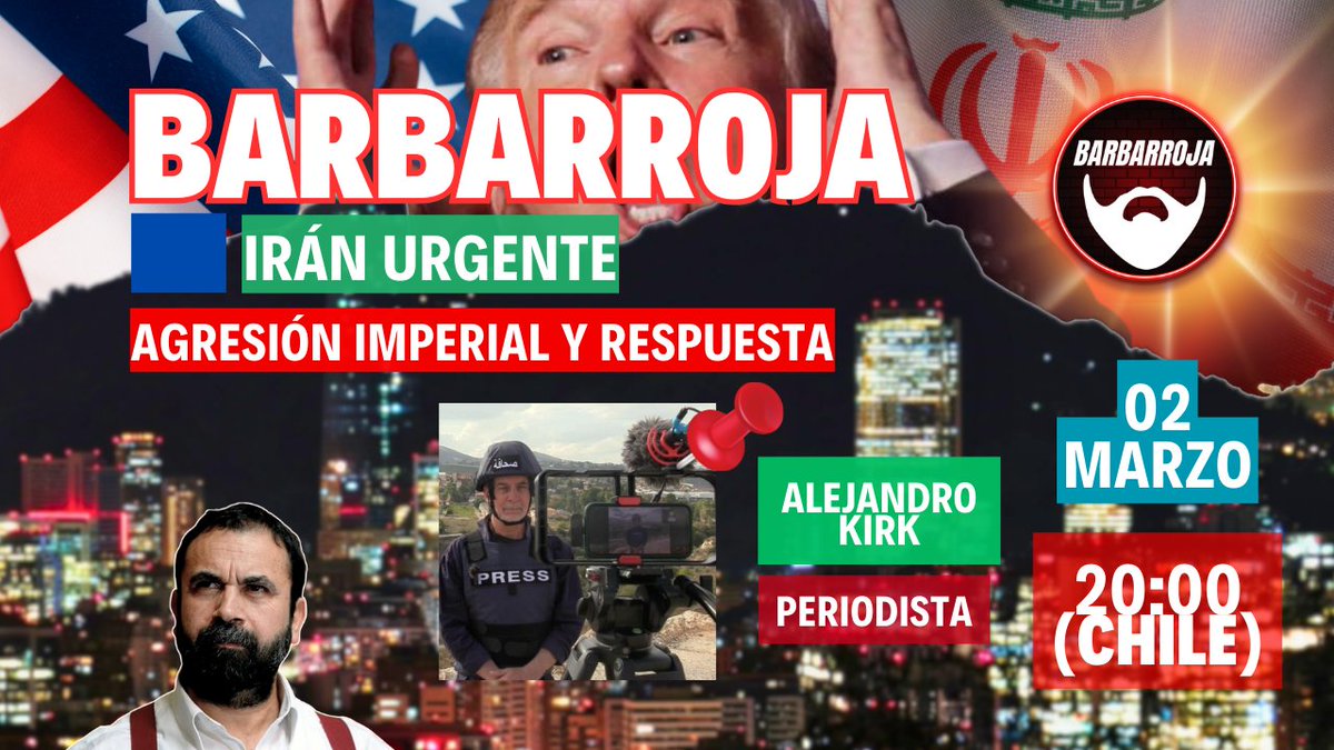defrentemedio's tweet photo. #Irán #Geopolítica #Barbarroja 🔴

IRÁN URGENTE: Agresión imperial y respuesta

La escalada en Asia Occidental abre interrogantes mayores: ¿quién provoca?, ¿quién responde?, ¿qué intereses se mueven detrás del conflicto?

Link: https://t.co/oIDppqh8f6 https://t.co/OkEHIbQpBM