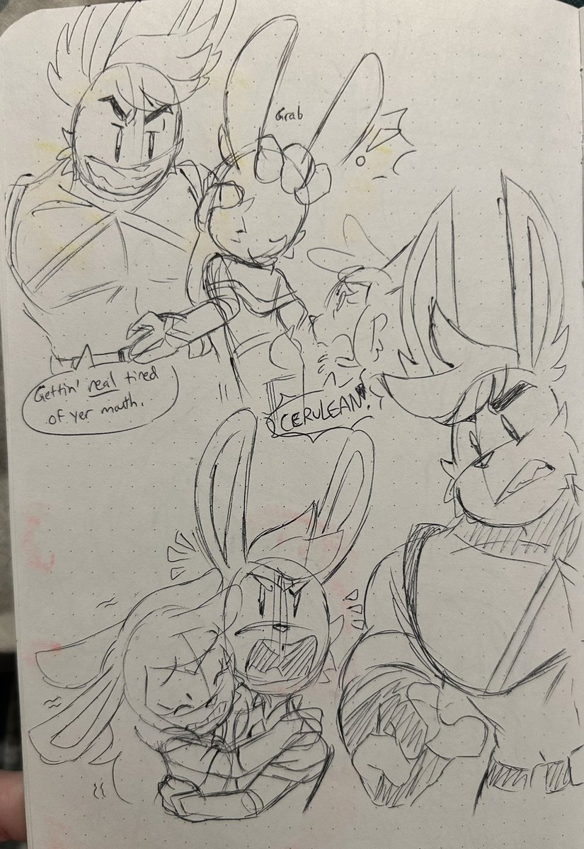 tryna make a comic 🐰📝 tweet media