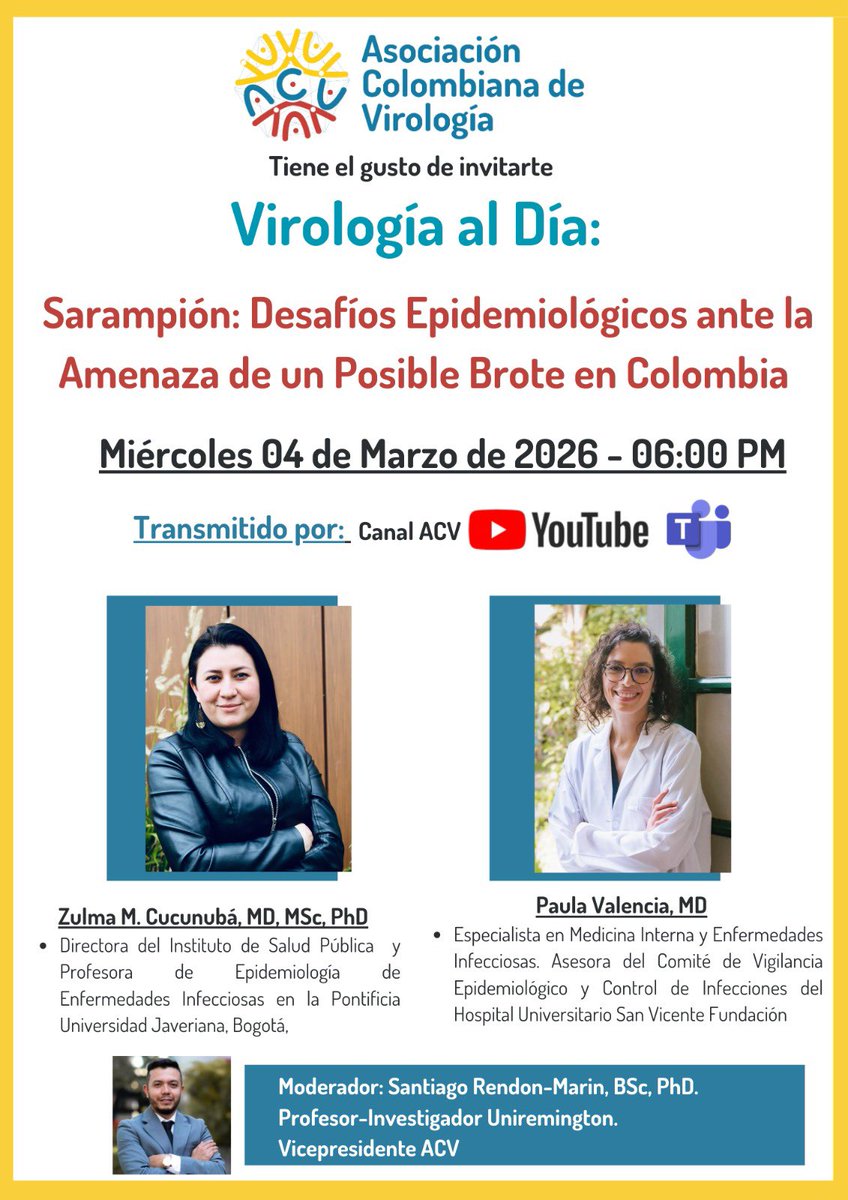 Asociación Colombiana de Virología tweet media