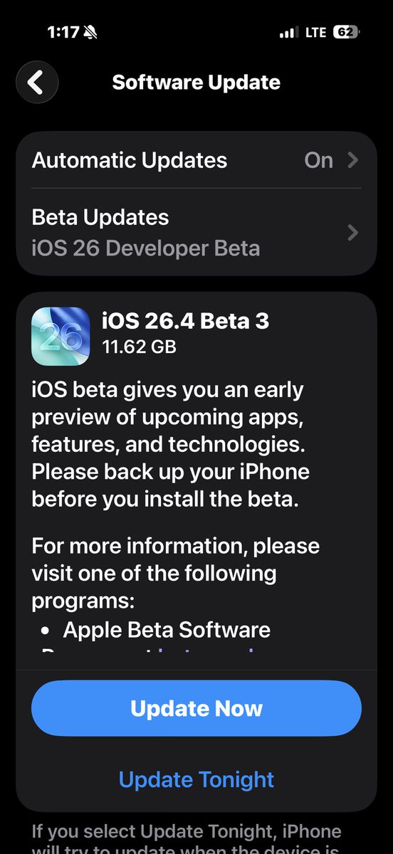 BigBoy30281's tweet photo. @BetaProfiles Why are the updates so big? All 3 updates have been this size https://t.co/NbIKiQakqj