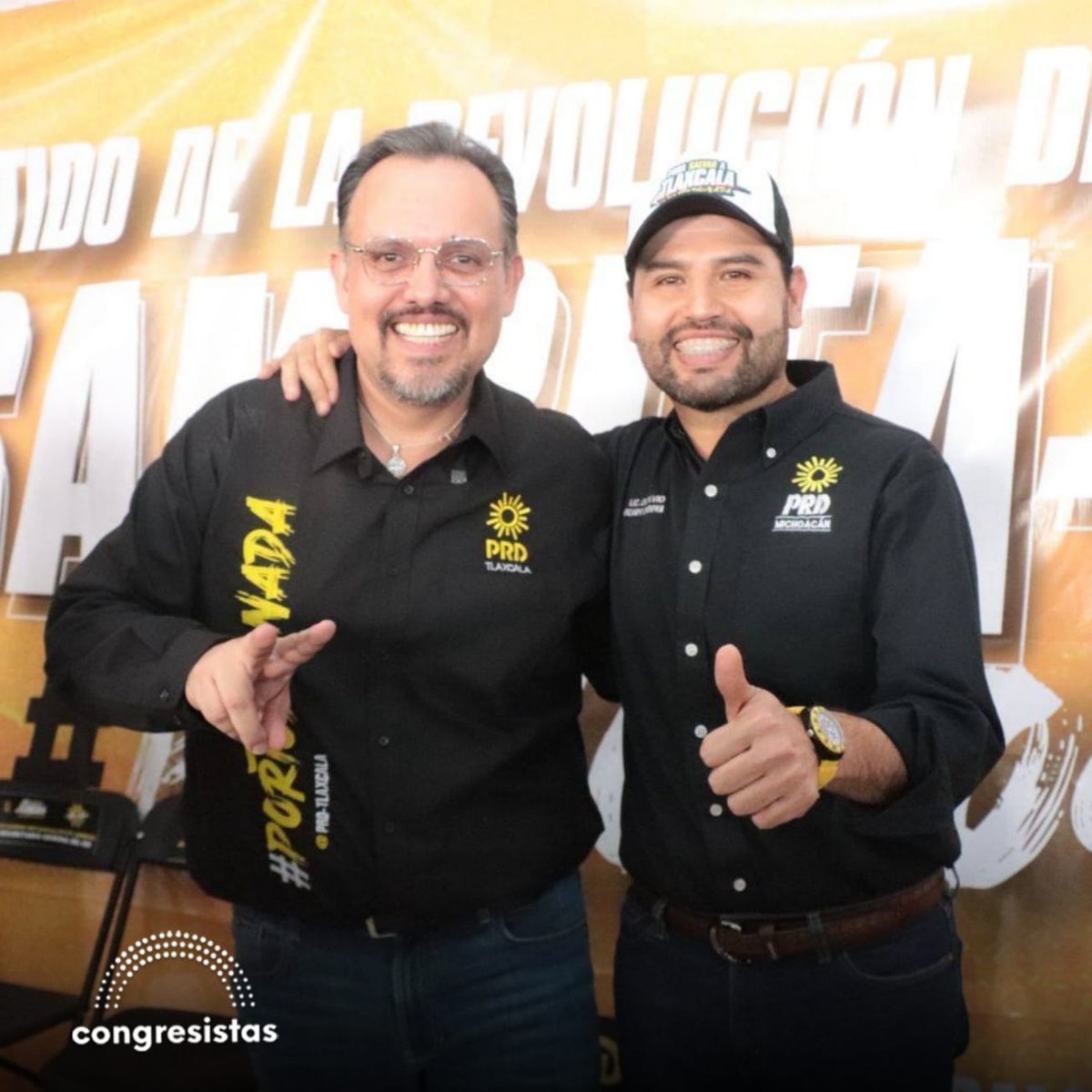 ¡Juan Manuel Cambrón Soria [<a href="/CambronSoria/">Juan Manuel Cambron Soria</a>] construye bloque del PRD rumbo a 2027!

El líder del PRD en Tlaxcala [<a href="/PRDMexico/">PRD</a>] junto a su homólogo de Guerrero, Evodio Velázquez [<a href="/evodiovelazquez/">Evodio Velázquez Aguirre</a>] anuncian la conformación de un bloque nacional con trabajo territorial para definir