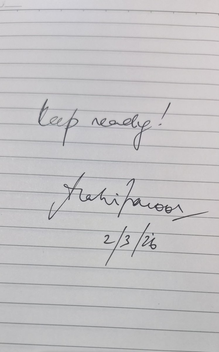 manudec82's tweet photo. A wonderful surprise on Indigo flight 6E-613 from Chennai to Delhi today! ✈️
​It was an honor to meet @ShashiTharoor Ji. Beyond his legendary intellect, his kindness toward co-passengers and the crew was truly inspiring. Thank Sir for the photograph and the autograph! @IndiGo6E https://t.co/qDrY2beT8K
