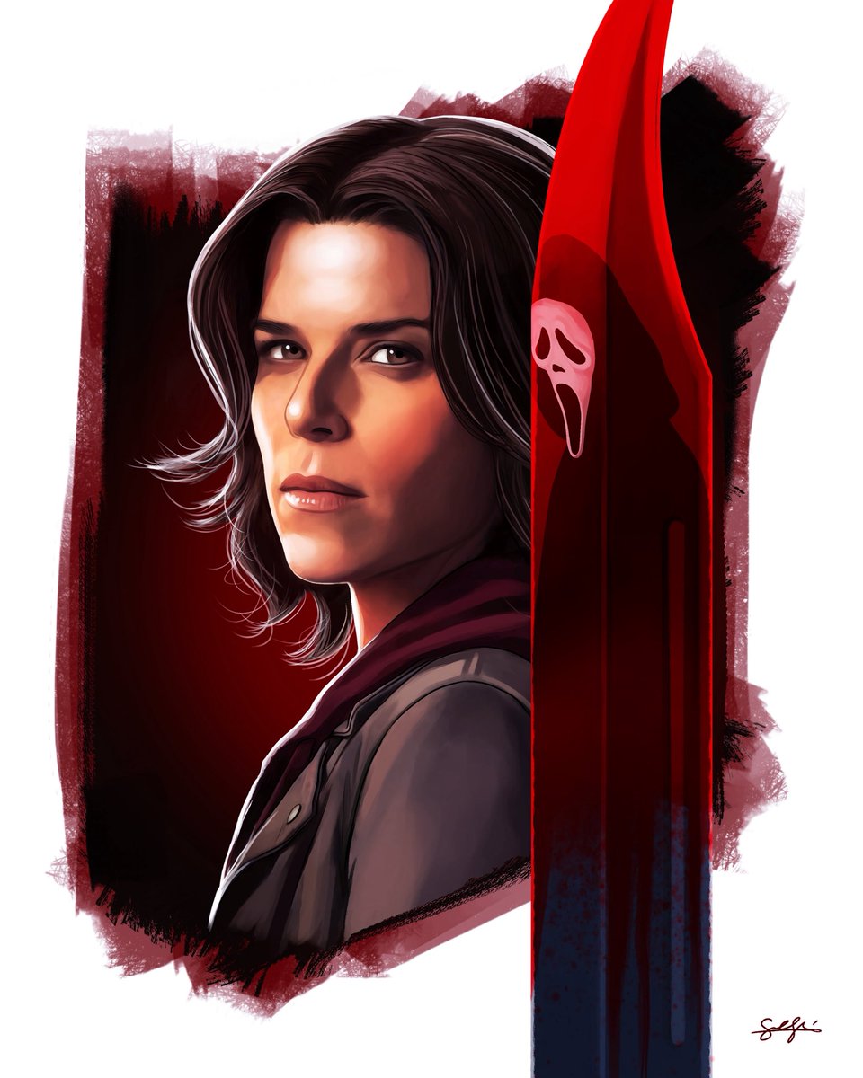 smlshin's tweet photo. I like @ScreamMovies, so I paint Scream. 

#scream #scream7 #ghostface #nevecampbell #sidneyprescott #art #illustration #painting #digitalart #digitalpainting https://t.co/7ZDj5OYZjP