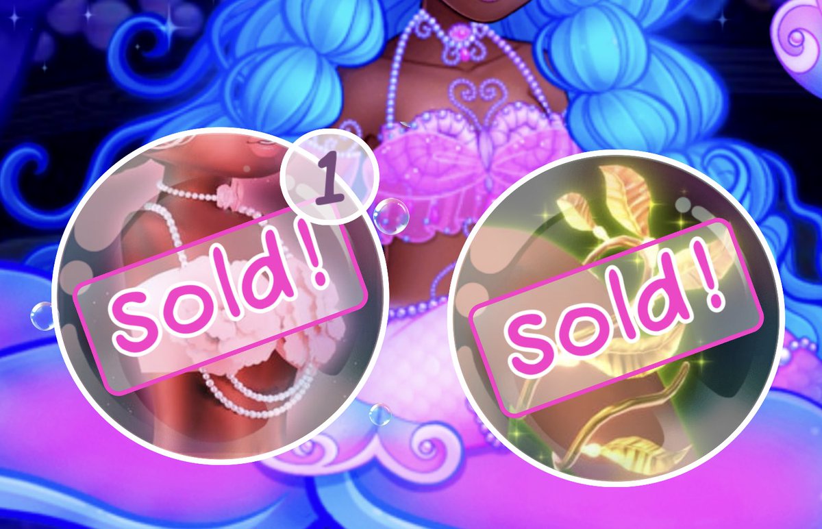 mistyyroyale's tweet photo. Niceee I got two new items in the mermaid shop already ✨🌸🩷💚 https://t.co/CysU8xiheu