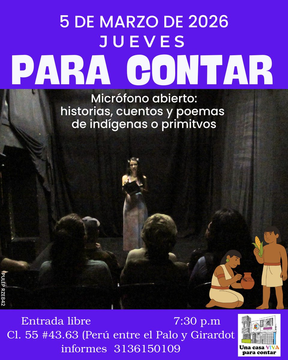 VIVAPALABRA's tweet photo. iniciamos marzo con: Lunes taller de máscaras, miércoles instalación de taller de escritura creativa, miercoles y jueves taller de Clown, Jueves para contar, viernes la voz del poema y sábado Escuela de Cuentería y Oralidad en la mañana y en la noche cuenteros en Apuros. https://t.co/hfh0FCD59e