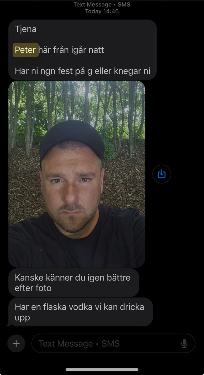 Samuelssoptipp's tweet photo. Kodnamn: peter, för att peter är en cool kille https://t.co/bhZBWf6ySm
