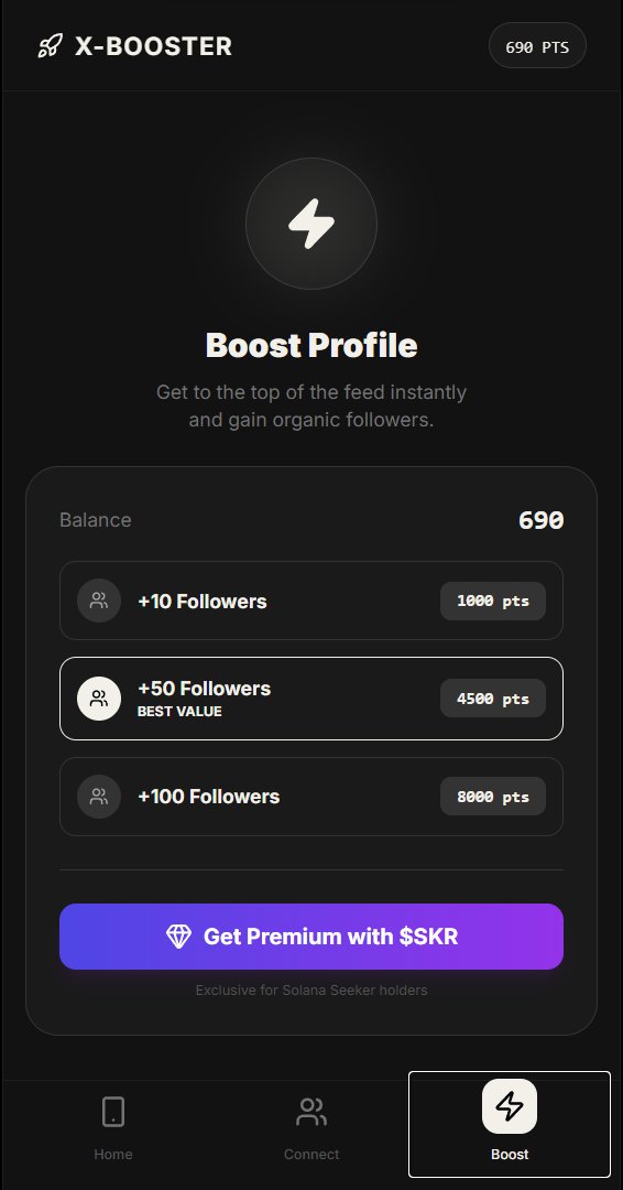 Aybat292203's tweet photo. 🛸 Seeker follows Seeker into the future of Web3 mobile.  Proud to unveil X-Booster, the essential utility for your Solana Seeker Phone Exclusive. Boost your performance, grow the #SeekerFamily.  Full release details coming soon. Stay tuned. 📷 #Solana 
@solanamobile https://t.co/uYzaMTiXqb