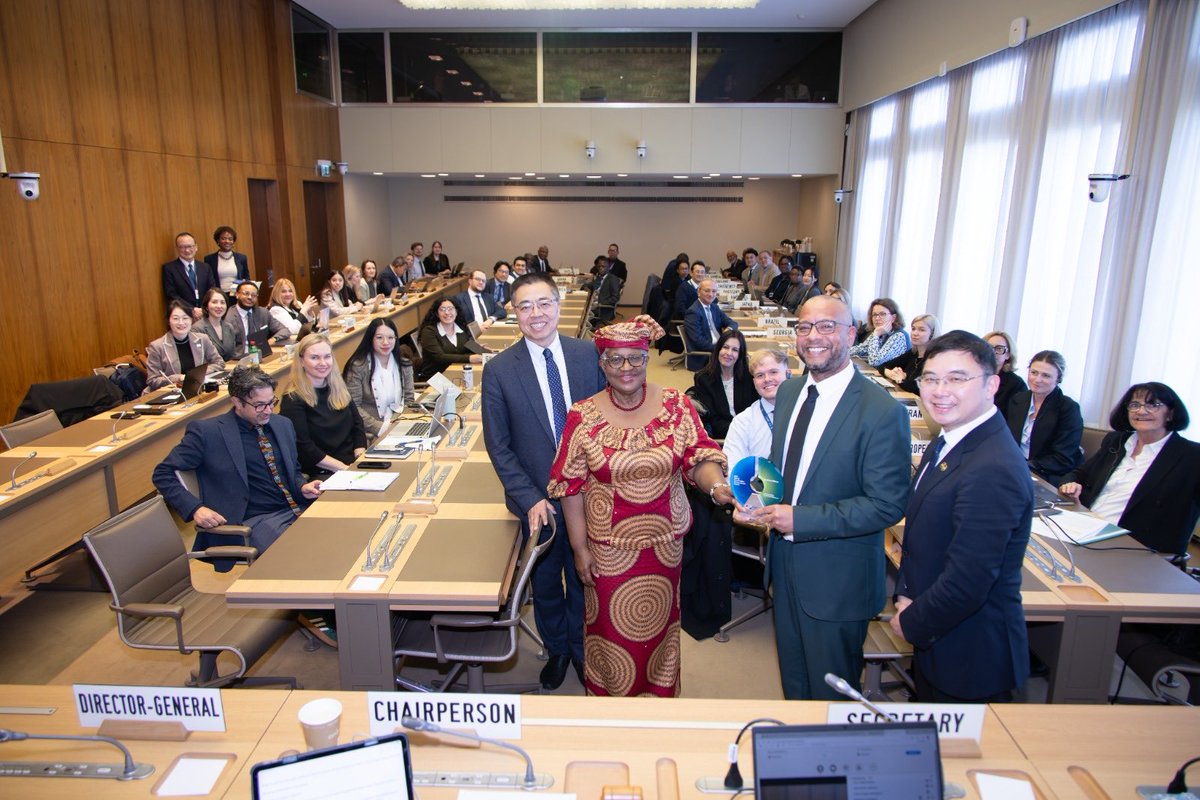 Congratulations to the Informal Working Group on MSMEs: South Africa became the 105th Member of the group today! Thank you for your vigorous, pragmatic work to provide tools that help MSMEs trade better. Congratulations to HE Amb Matthew Wilson of Barbados <a href="/Matthewbarbados/">Matthew Wilson</a> for