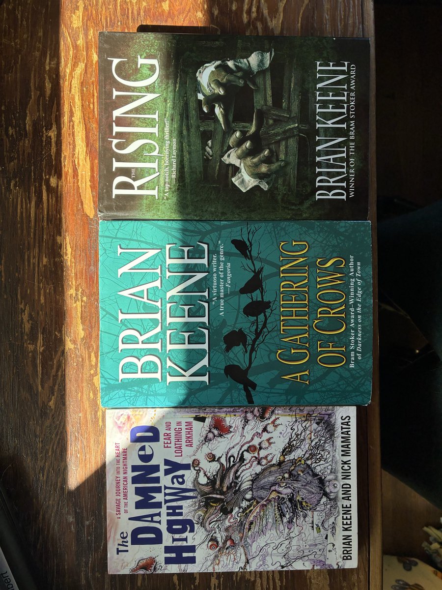 cuthbert_joel's tweet photo. Huge thank you to Mr. @BrianKeene for signing a few of my favorites this past weekend! https://t.co/AhypK0eQZZ