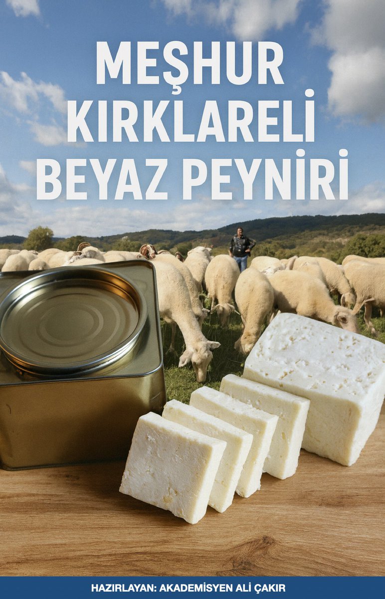 Trakyalicakir's tweet photo. Meşhur Kırklareli Beyaz Peyniri
#kırklareli #kırklarelibeyazpeyniri https://t.co/uOtWPB4XVX