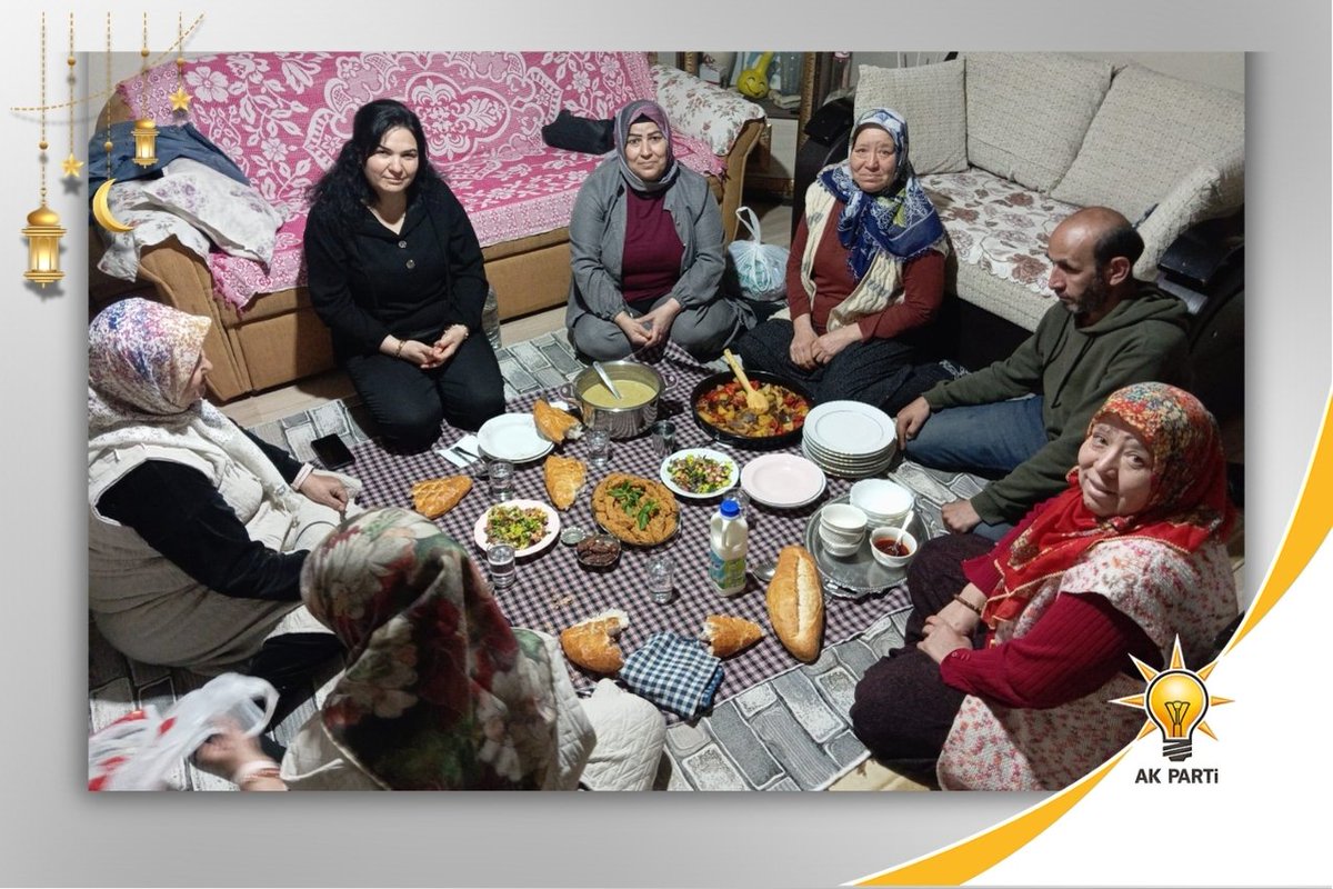 📌 AK Parti Toroslar İlçe Teşkilatımız ile birlikte;

🔸Hüseyin Okan Merzeci,
🔸Düğdüören,
🔸Doruklu,
🔸Portakal,
🔸Akbelen,
🔸Alsancak,
🔸Çukurova

Mahallelerimizde kıymetli hemşehrilerimizin hanelerine misafir olduk.

Ramazan ayının bereketini ve kardeşlik iklimini aynı sofrada