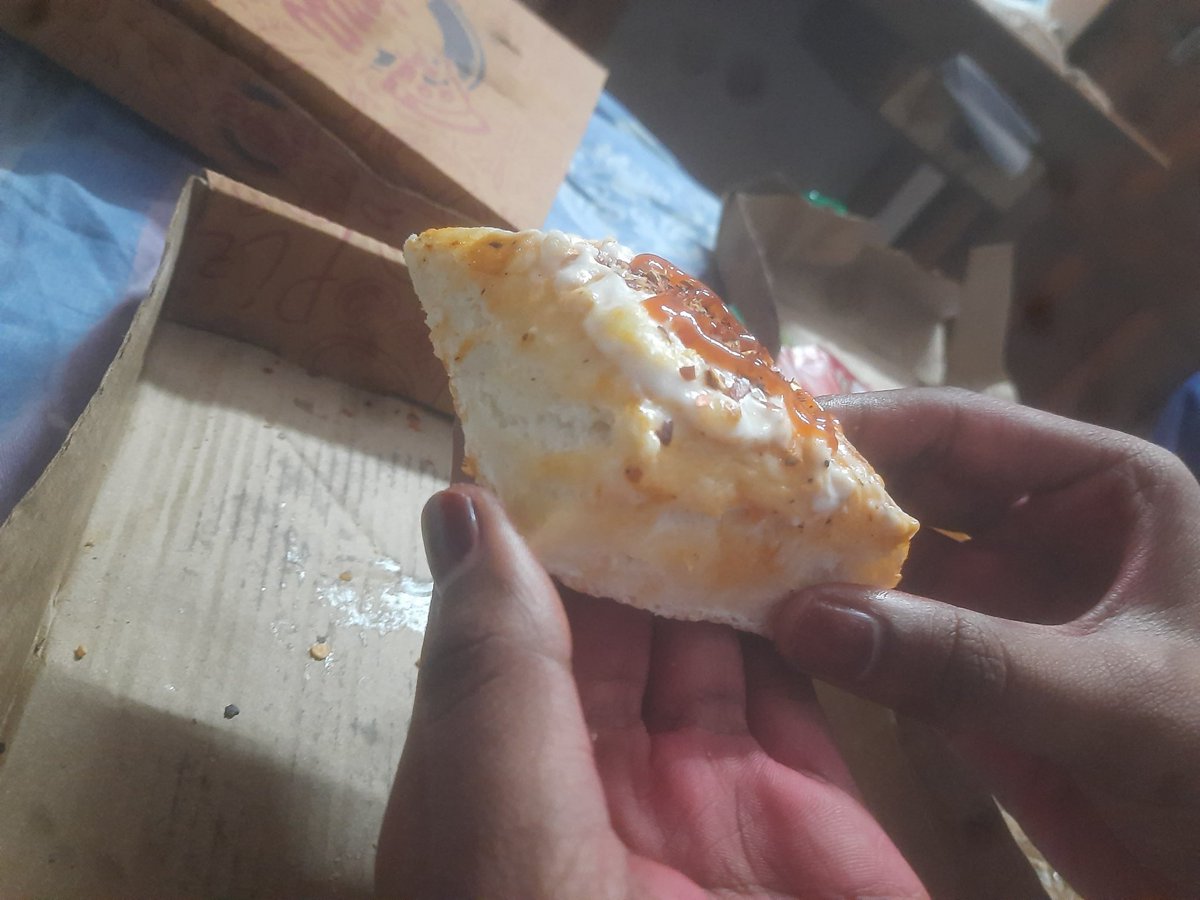 HereBatsy's tweet photo. Really disappointed. are we paying for this?
The pizza crust was excessively thick ,the bread looked old , the pizza was not cooked nicely.
worst pizza I have ever eaten.
#consumer https://t.co/YJYoL1CDIu