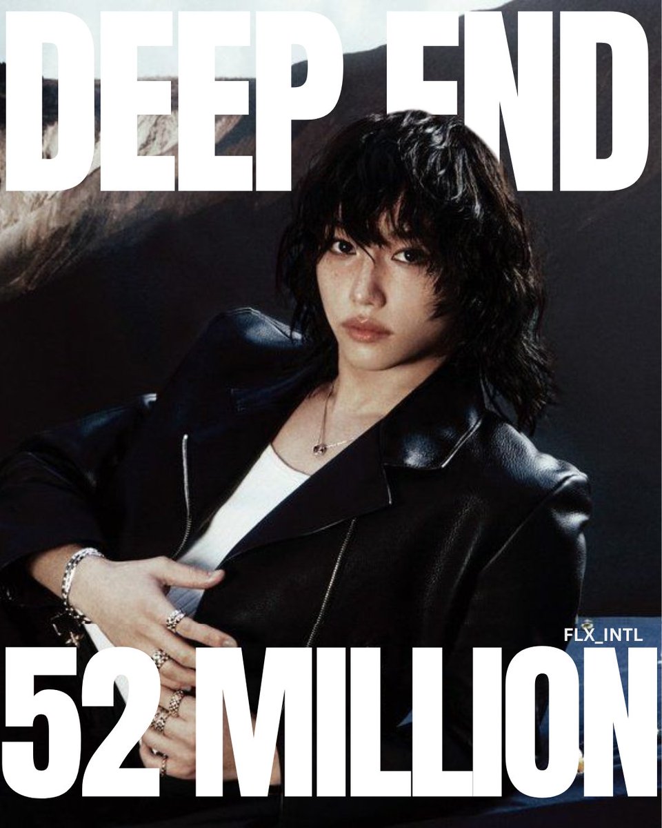 FLX_INTL's tweet photo. 'Deep End' by #Felix has surpassed 52 MILLION streams on Spotify!👏
◾️Most streamed SKZ-REPLAY song!
◾️First & only song to surpass 52M streams from the album!
#FelixTopArtist #DeepEndBestRecord https://t.co/HzOxr966FE