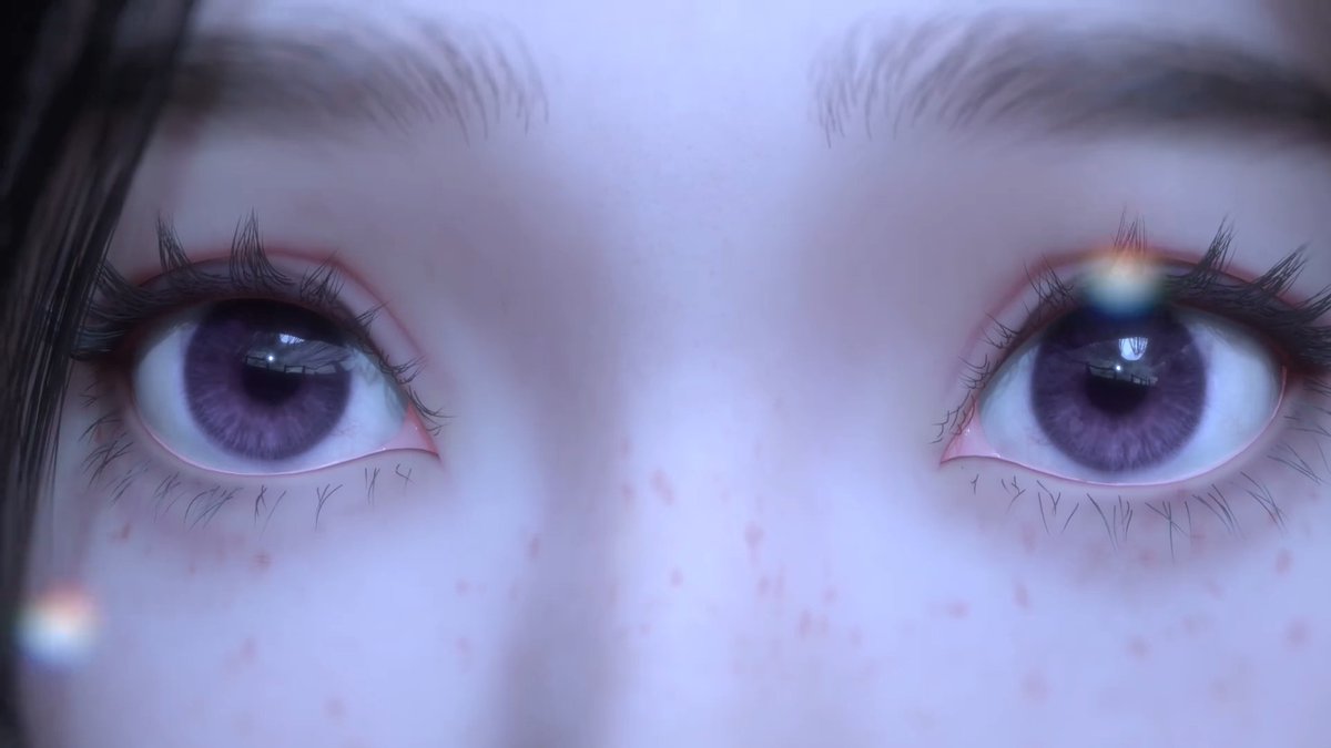 ทั้งทำม่านตาแบบที่มีความลึกจริงไม่ใช่ texture แบน ทำการบ้านดีมากในส่วนของการไล่ชั้นสี ความโปร่งใส และการกระจายแสงภายใน ทำให้ภาพออกมาเหมือนจริงจนน่าขนลุก ให้ความรู้สึกเหมือนมองทะลุเข้าไปข้างใน ไม่ใช่มองพื้นผิว

[2]