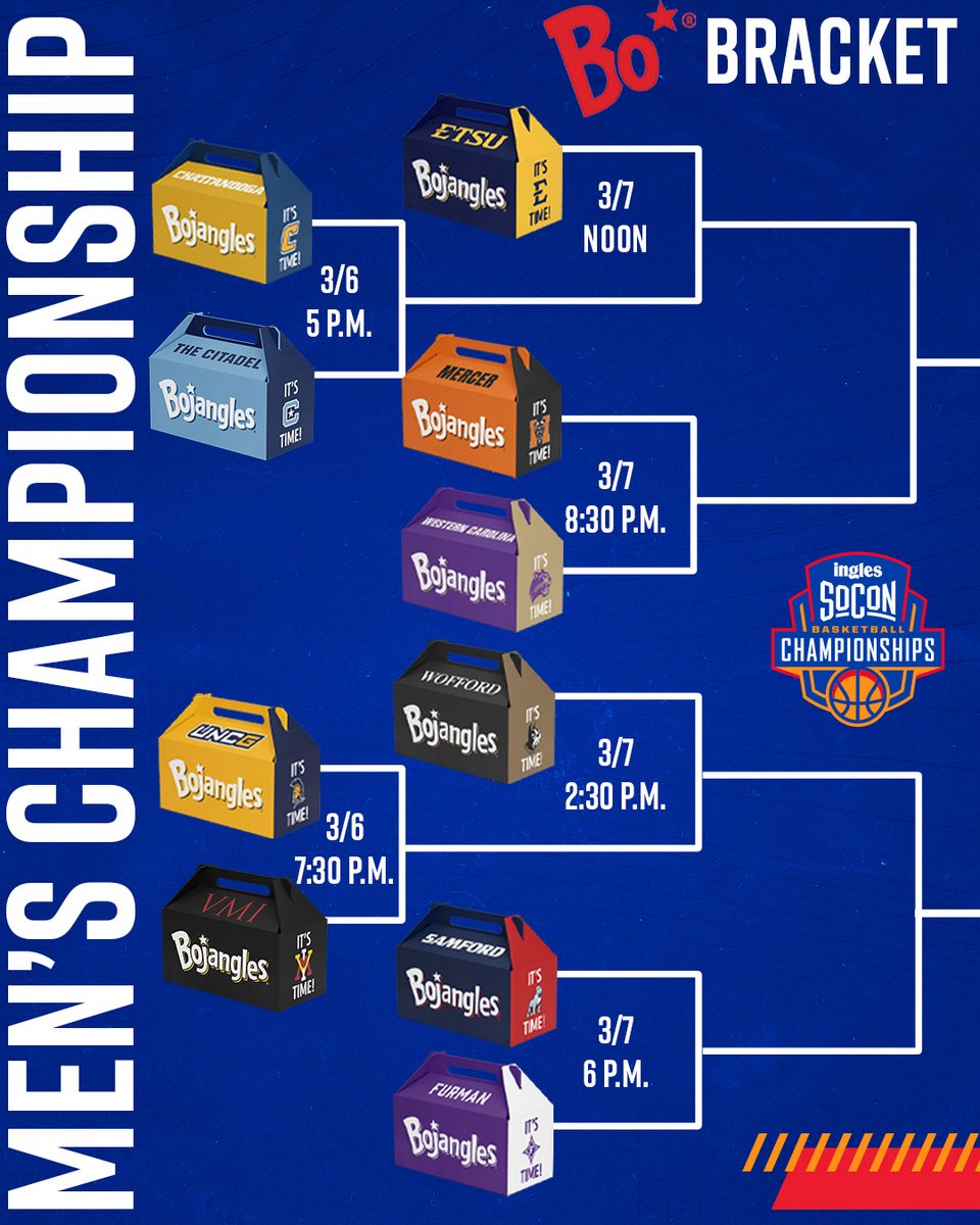 SoConSports's tweet photo. It's Bo Time! 🏀| @Bojangles x #SoConHoops
🎟️ https://t.co/JrmZv0XPjl