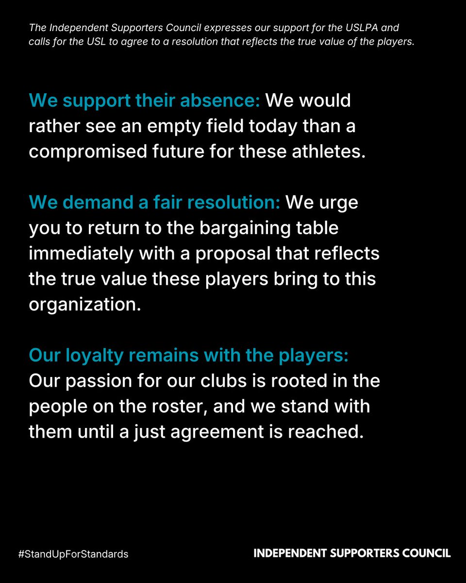 The_BYB's tweet image. #StandUpForStandards #SupportThePlayers