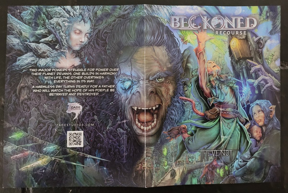 StudiosZade's tweet photo. Got some brochures made for some upcoming events.
Scan the codes to go to the store shop or the Steam store page for BECKONED.
Our banners look great, and we will show later...
We r con-ready.
#NoCowards
bOw https://t.co/AC8ywI7DVK