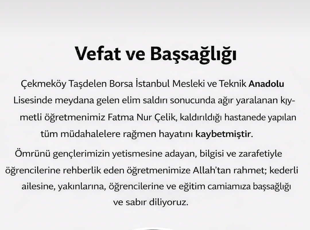 Başöğretmen Saadet Berna OCAKCIOĞLU🇹🇷 tweet media