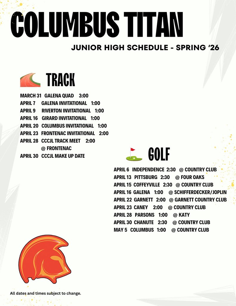 Titans493's tweet photo. HS and JH Spring Sports schedules https://t.co/b01muxq8MG
