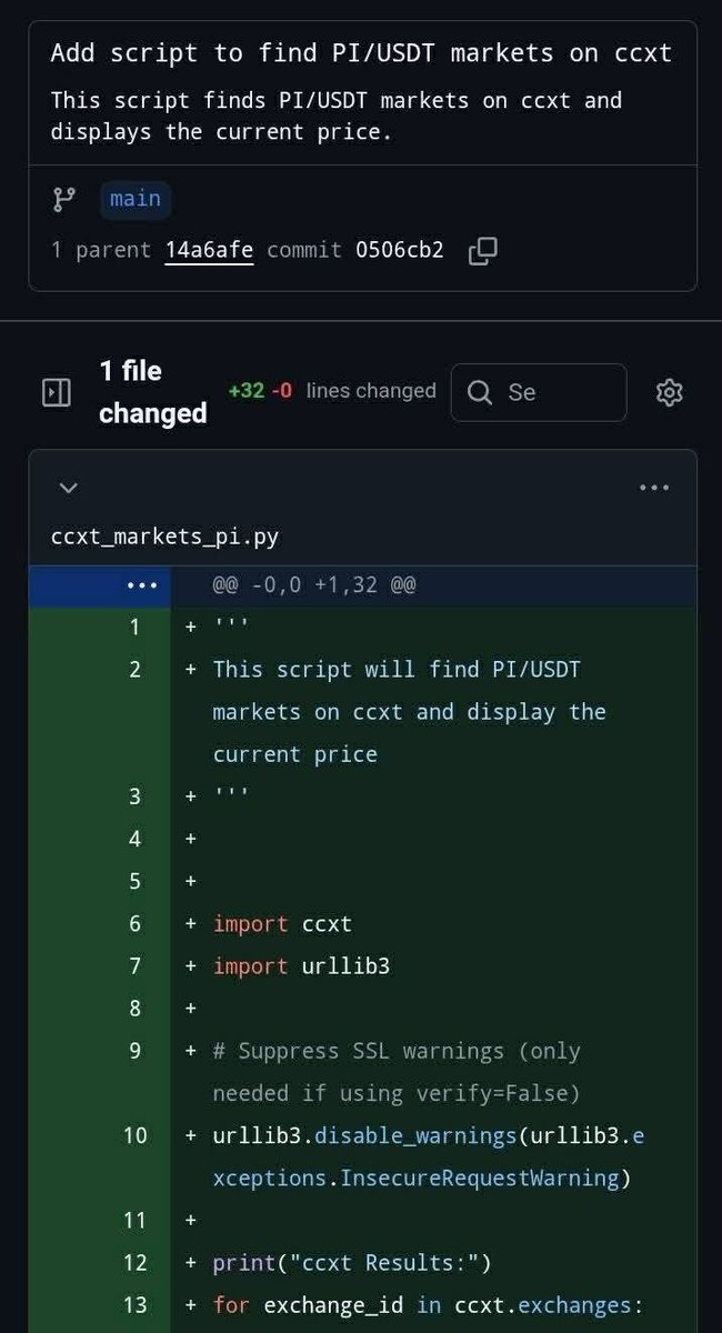 NEWS_Pii's tweet photo. 🚀🔥 Pi Network Update:
Users can now find the Pi/USDT market on CCXT.
Pi prices are now accessible via multiple APIs across various exchanges.
Everything is becoming clearer for the community! 💡
#PiNetwork #Crypto #CCXT #PiUSDT https://t.co/SnBTUzwQSQ