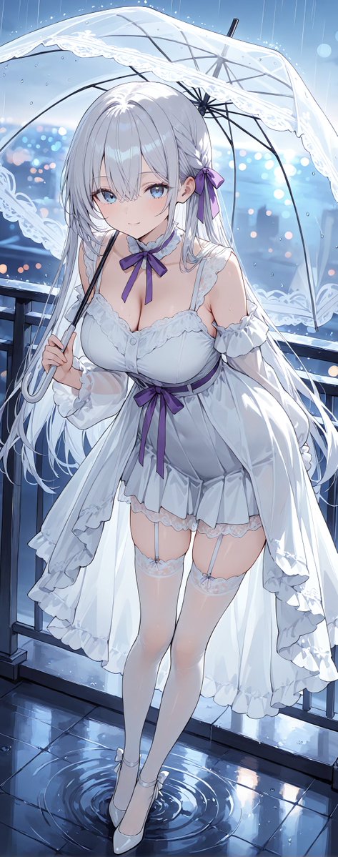 RT @yanagi_dango: 「おはよう、遅いから迎えに来たよ✨」
今日は朝から雨模様の地域が多そうですね☔
お出かけの際は足元に気をつけていきましょう😊
#SFWイラスト