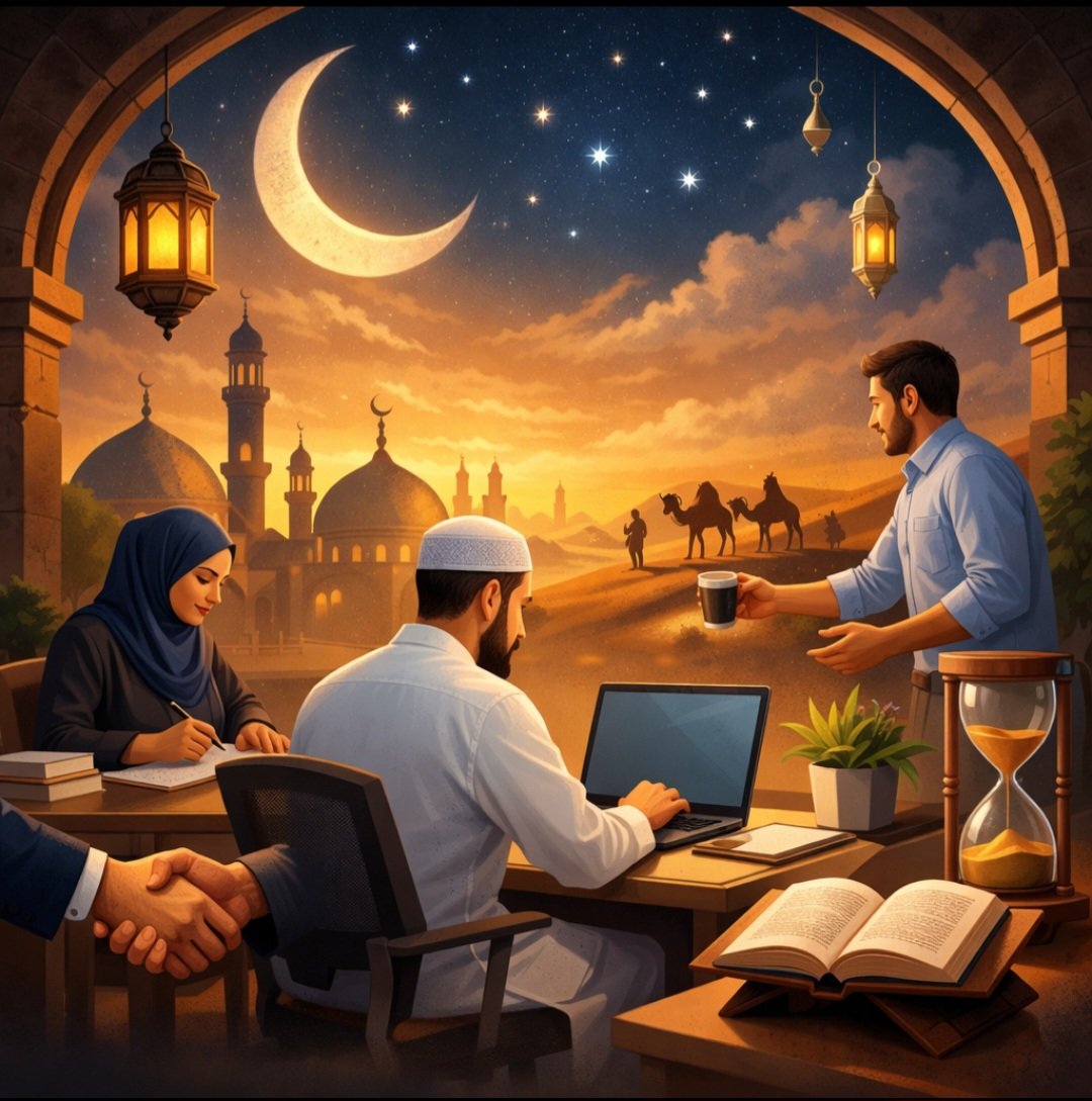 " فضل العمل في شهر رمضان المبارك "

في زحام الحياة وتسارع الأيام، يأتي شهر رمضان كهدية من رب العالمين "سبحانه وتعالى"
 نعيد فيه ترتيب أولوياتنا… ليس فقط في العبادة، بل حتى في العمل.
فرمضان ليس شهر الكسل كما يظنه البعض، بل هو مدرسة الانضباط، والإخلاص، وتعظيم الأجر.
في هذا الشهر،