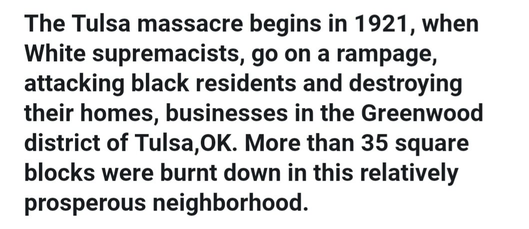 Da te ne smaram Vijetnamom i napalmom, si čuo za Tulsu možda?