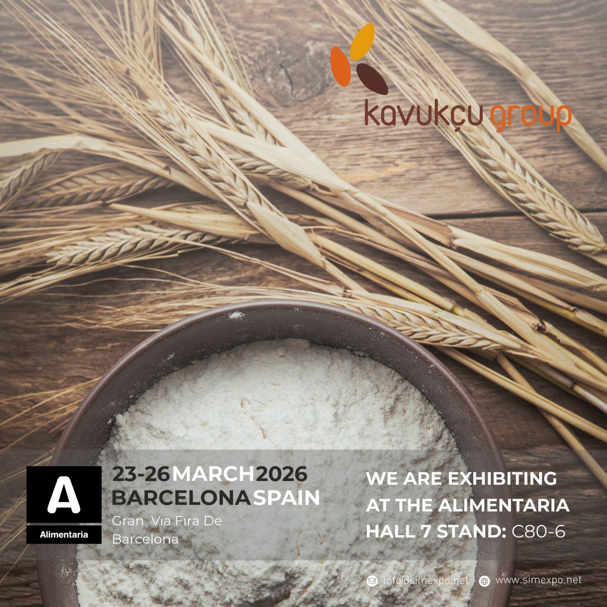 23-26 Mart 2026 tarihleri arasında İspanya'nın Barselona kentinde düzenlenecek olan Alimentaria &amp; Hostelco Fuarı'nda, ULAŞ GIDA , 2026 yılı için  yerini almıştır. #alimentariabarcelona2026 #ulaşgıda #kavukçugroup