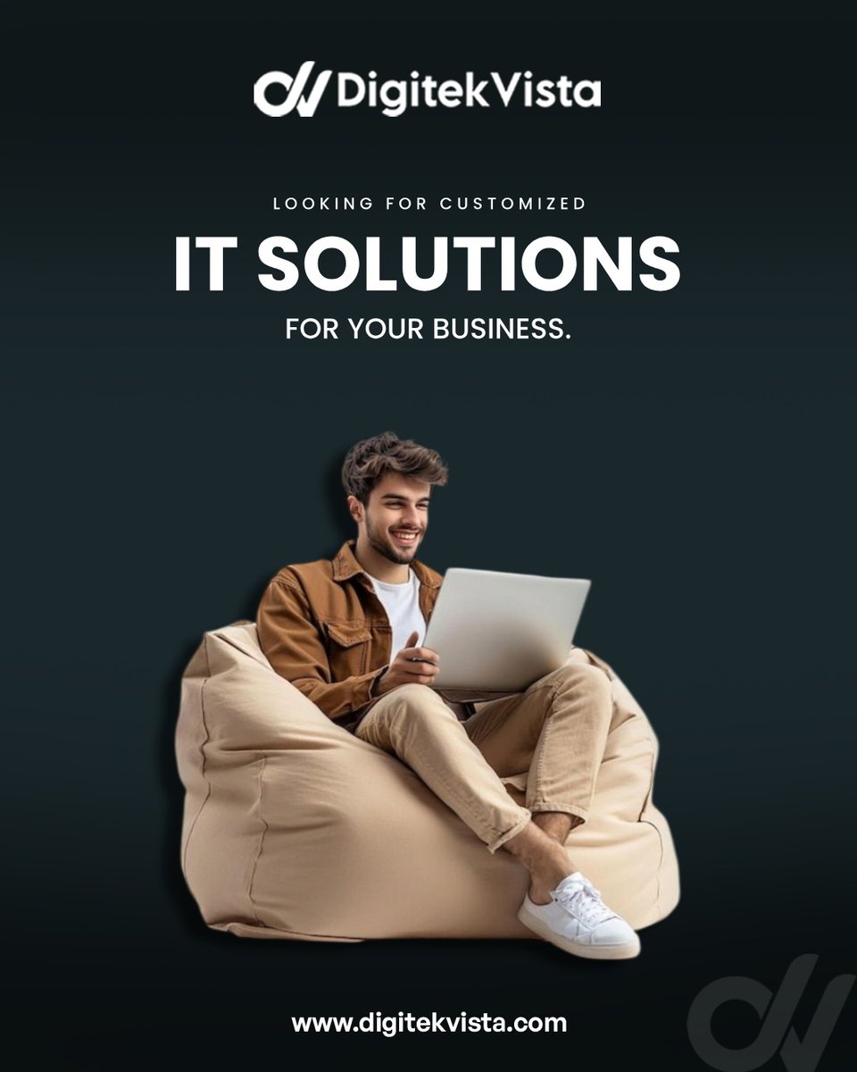 Digitekvista's tweet photo. Your business deserves top-notch tech solutions! 🚀 At Digitek Vista, we provide custom IT services to elevate your business. Let’s level up! 💻✨ Visit Website: https://t.co/T4CPbS2iN7
#ITSolutions #BusinessGrowth #DigitekVista #TechInnovation #SuccessWithTech https://t.co/y5xvO1dOtT