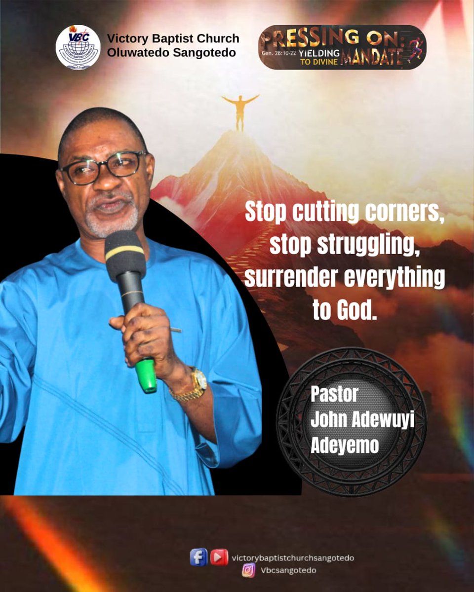 Vbcsangotedo's tweet photo. Sermon Title: Pressing on Yielding unto Divine Mandate https://t.co/hQkwKBz1g1
