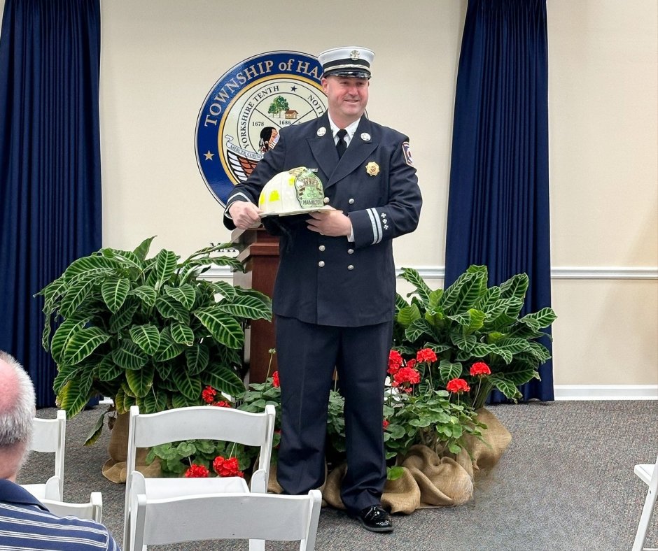Let's extend our congratulations to Battalion Chief Joseph Flynn and Captain Ryan Shearer on their well-deserved promotions! We take great pride in seeing our firefighters advance to higher ranks, which contributes to the safety of our community. (1/2)