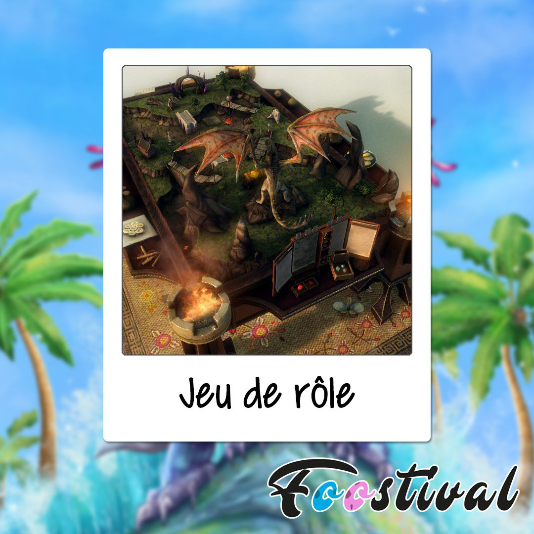 Foostival's tweet photo. 🫧 On en parlait il y a peu, parmi les activités qui vous seront proposées lors du #Foostival, l'une d'elles vous a énormément plu l'année dernière,

🃏 Il s'agit du JEU DE RÔLE autour de #GuildWars2, mise au point et animé par Nelsiemon. 🎲

Prêts à lancer les dés ? https://t.co/LRf7E8UZig