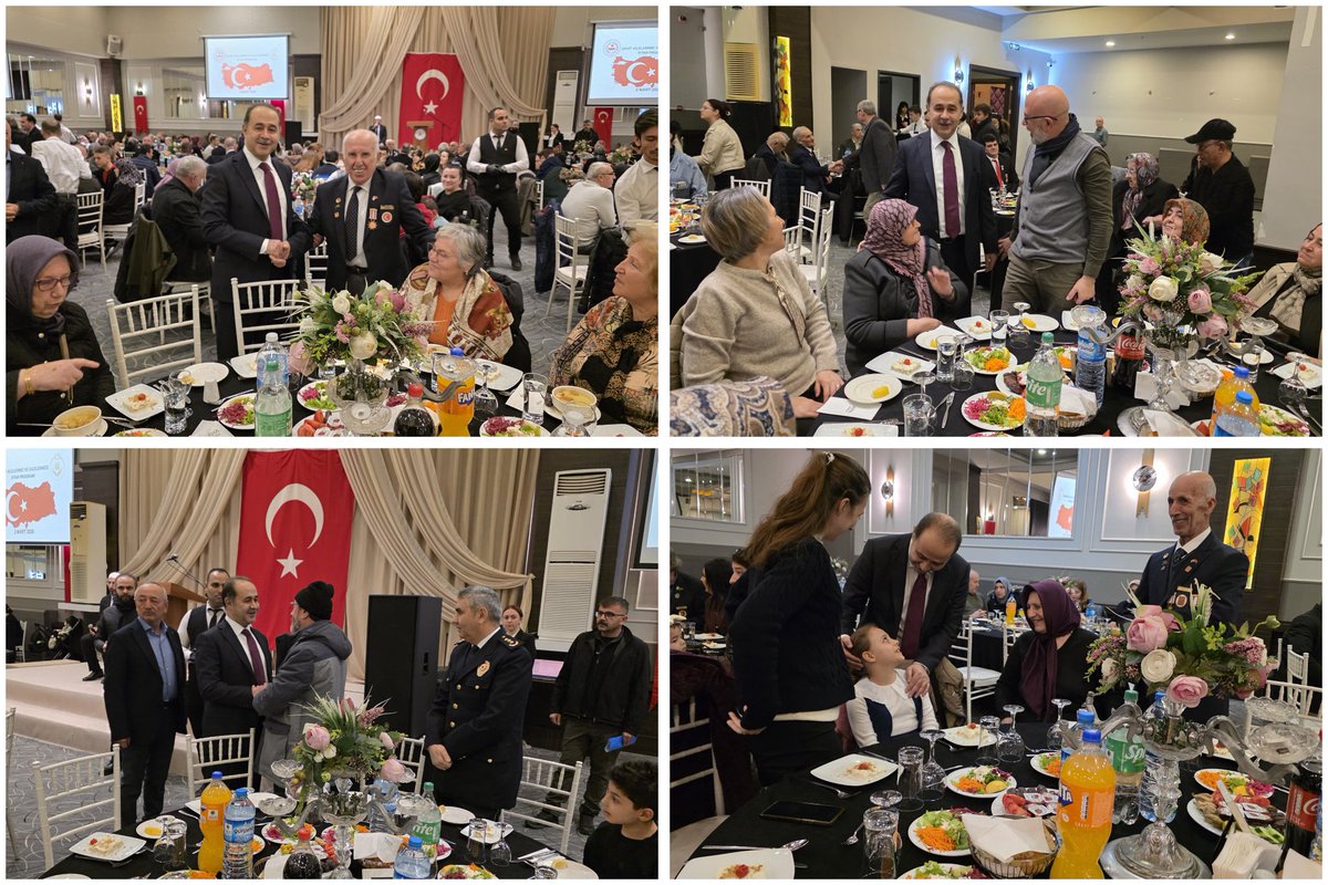 Bnd_Kaymakamlik's tweet photo. Kaymakamımız @engin_aksakal, Kaymakamlığımız ev sahipliğinde düzenlenen iftar yemeğinde şehit yakınları ve gazilerimizle bir araya gelerek Ramazan ayının bereketini paylaştı.

Tüm şehit ve gazilerimizi, saygı ve minnetle yad ediyoruz. 🇹🇷🇹🇷🇹🇷 https://t.co/22vD8TDo0h