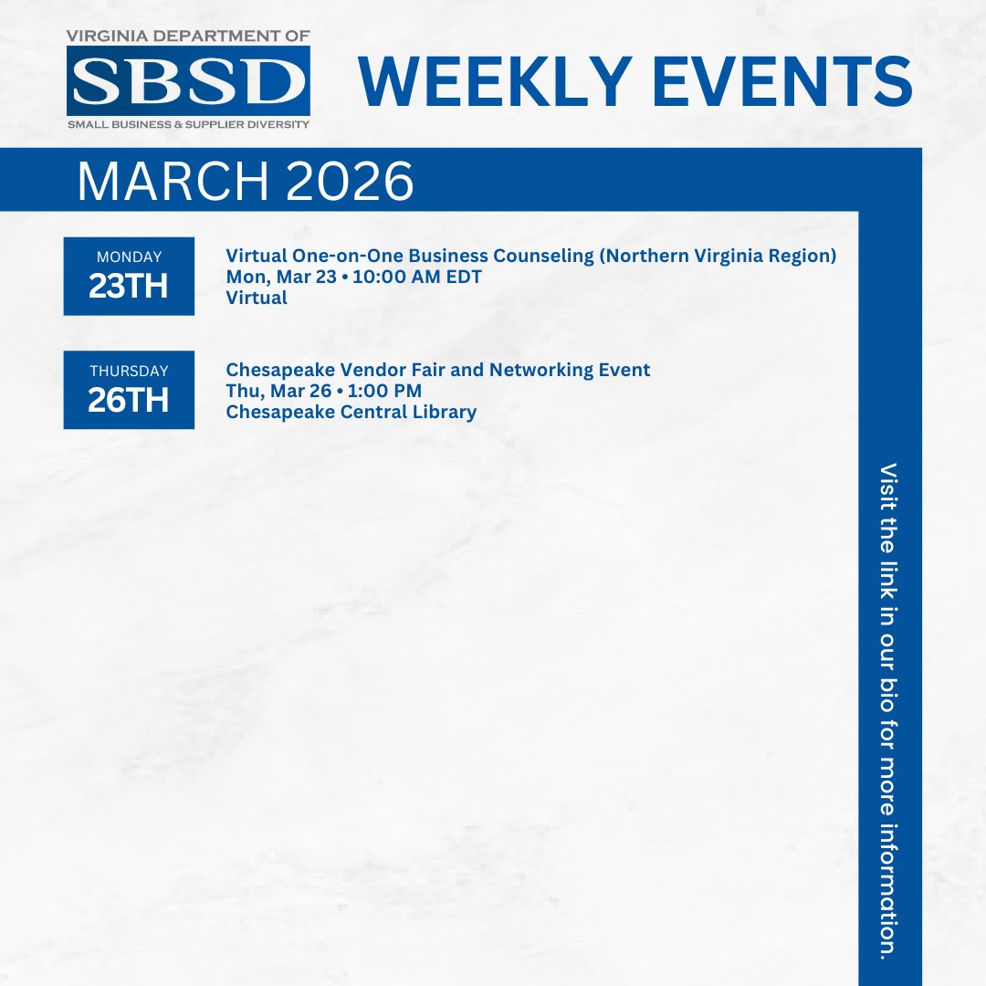VirginiaSBSD's tweet photo. Join us next week! https://t.co/lAp41tagyM https://t.co/dBkZ7xNndC
