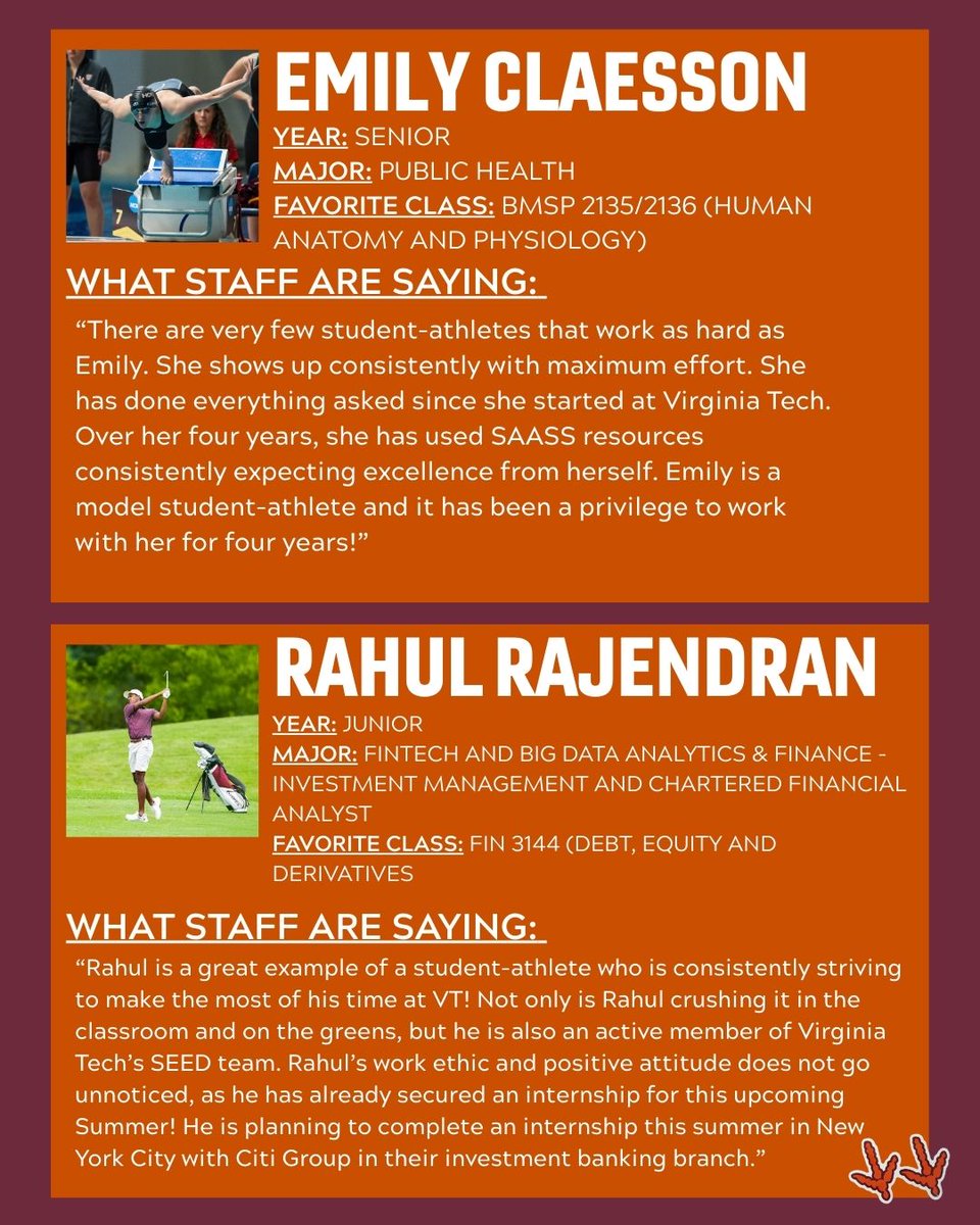 Virginia Tech SAASS tweet media