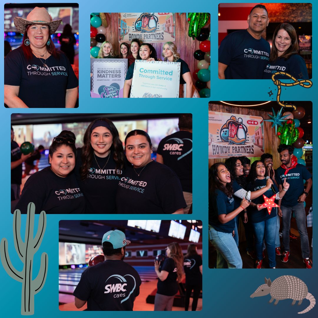SWBCServices's tweet image. We wrapped up our Share the Love campaign with a Bowl-A-Thon benefiting @JA_USA here in South Texas — and what a finish! Thank you to everyone who participated and helped make a meaningful impact for future generations. #SWBCares #ShareTheLove #JuniorAchievement