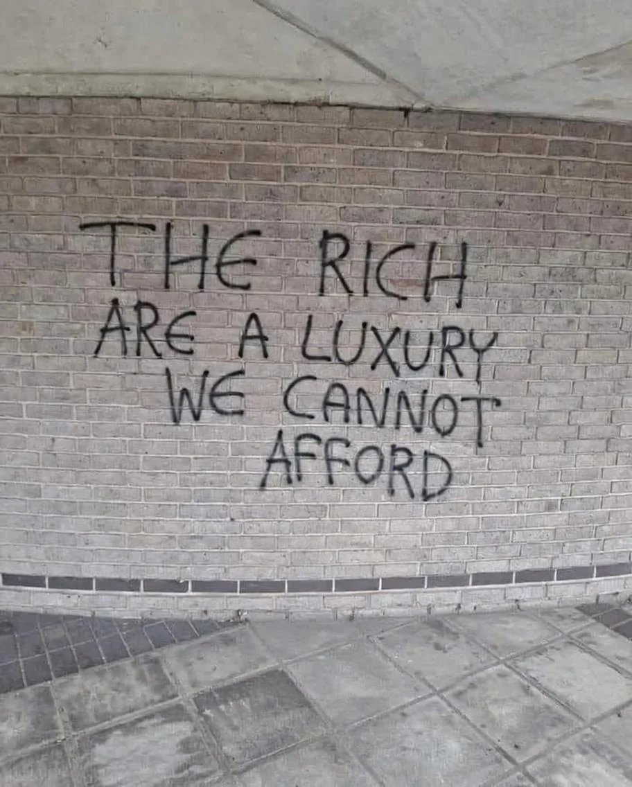 YourAnonNews's tweet photo. You're all literally their entertainment and cannon fodder.
Rich people have never, ever given a fuck about you. https://t.co/L34gAbWqCU