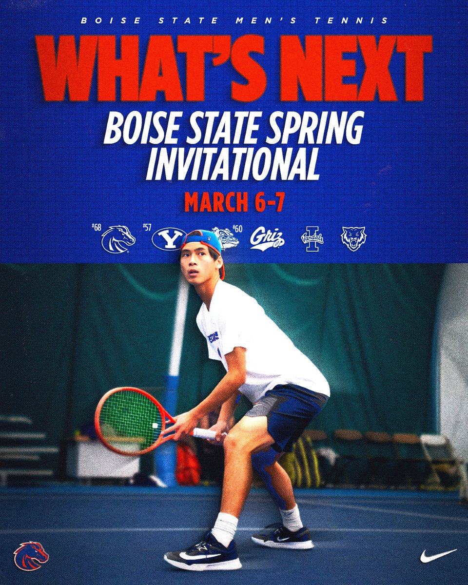BroncoSportsMTN's tweet photo. 𝙒𝙃𝘼𝙏'𝙎 𝙉𝙀𝙓𝙏: Boise State Spring Invitational 👀

📍 Boise Swim &amp; Racquet Club

#BleedBlue | #WhatsNext https://t.co/f60Sw01U4u
