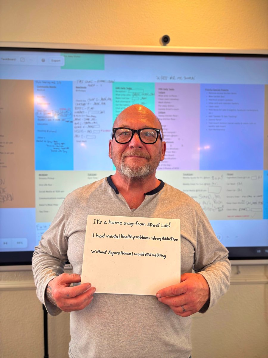 AspireClubhouse's tweet photo. We're kicking this Clubhouse Movement Celebration Week off with some messages from Aspire House members on why #Clubhouse Works! The clubhouse network is truly global and a unique model of recovery.

 #CMCW2026 ##clubhousemovementcelebrationweek2025 https://t.co/FDxlp6vWTO