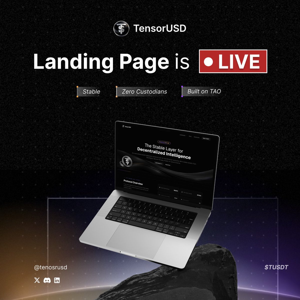 TensorUSD (TUSDT) tweet media