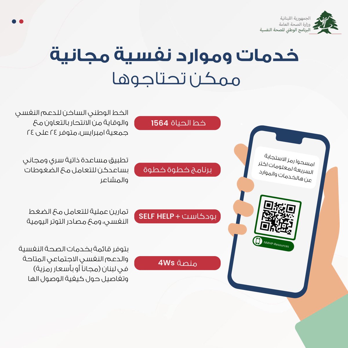 National Mental Health Programme Lebanon tweet media